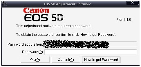 canon eos service adjustment software